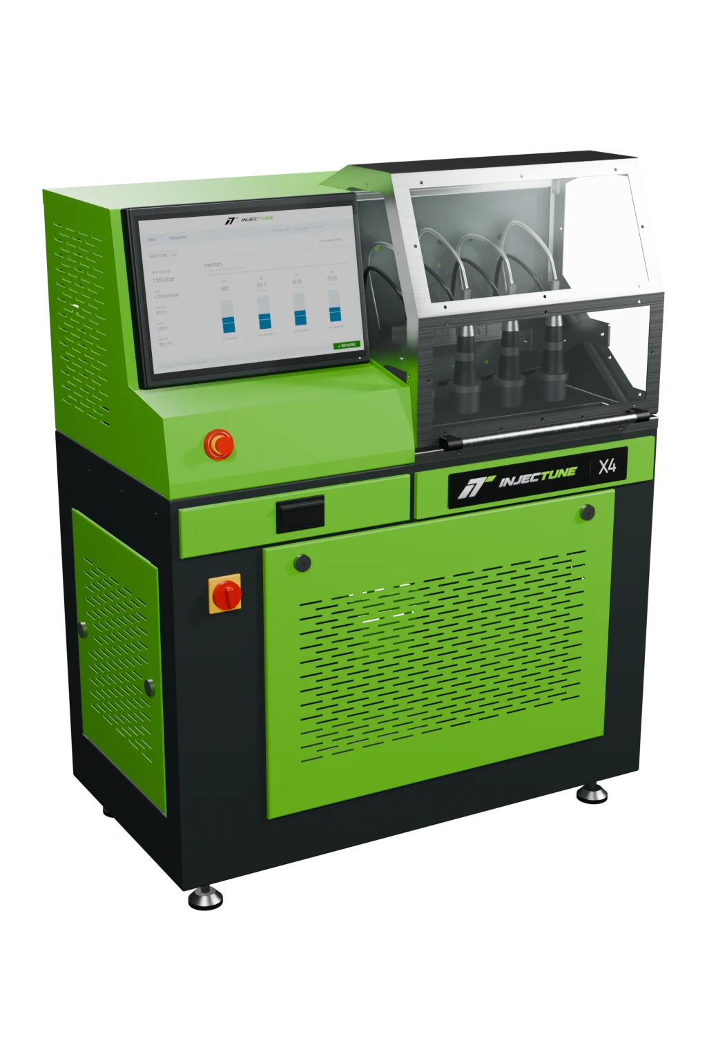 Injectune X4 four-channel common rail injector test bench